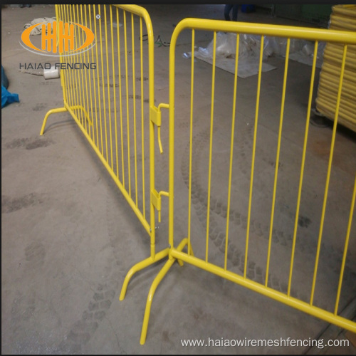 Walkthrough safety metal crowd control barrier